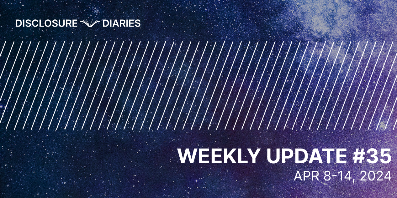 Disclosure Diaries Update #35
