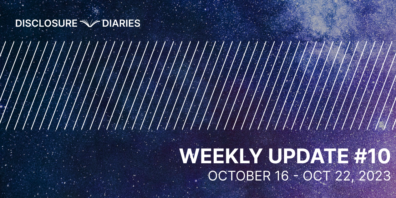 Disclosure Diaries Update #10