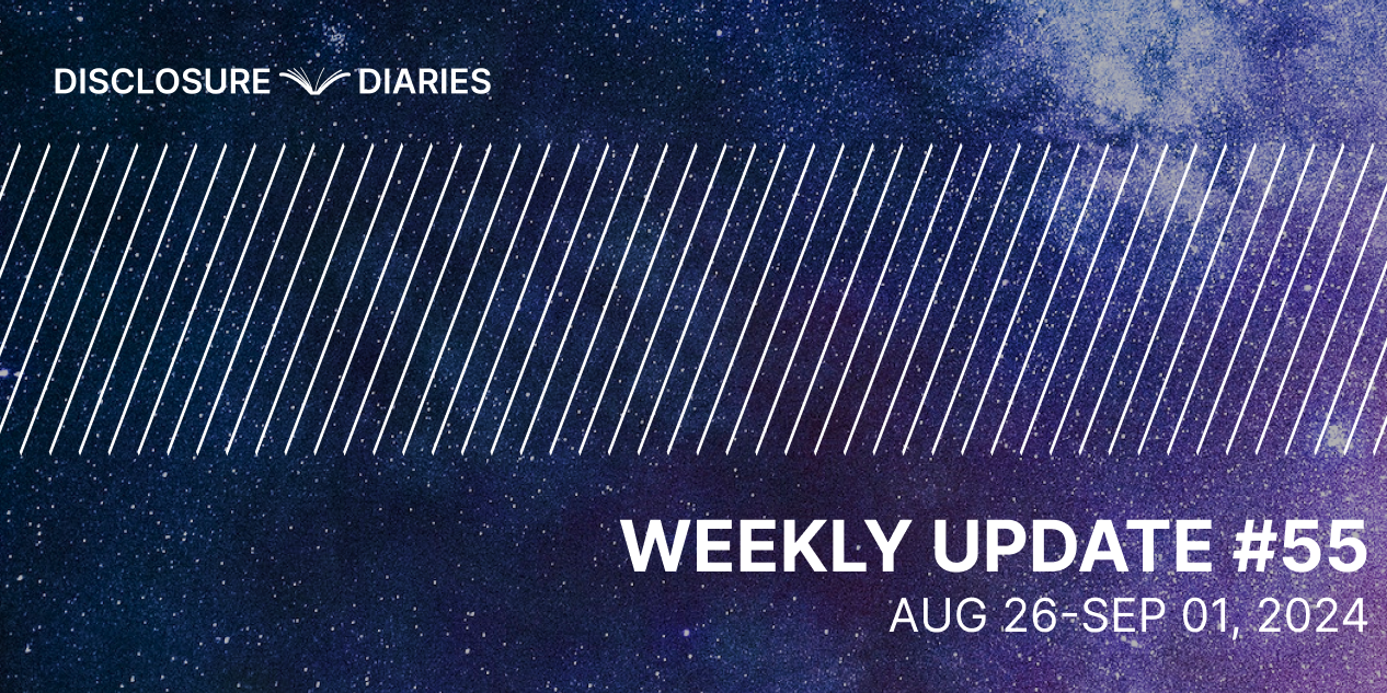 Disclosure Diaries Update #55